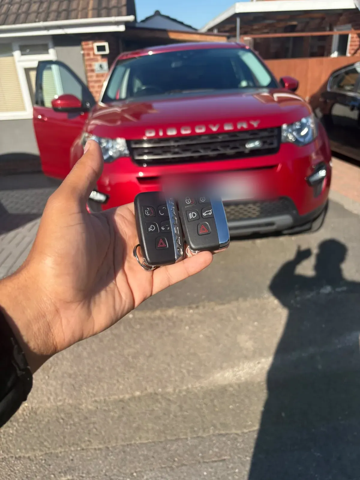 Two key fobs reprogrammed for a Land Rover Discovery Sport